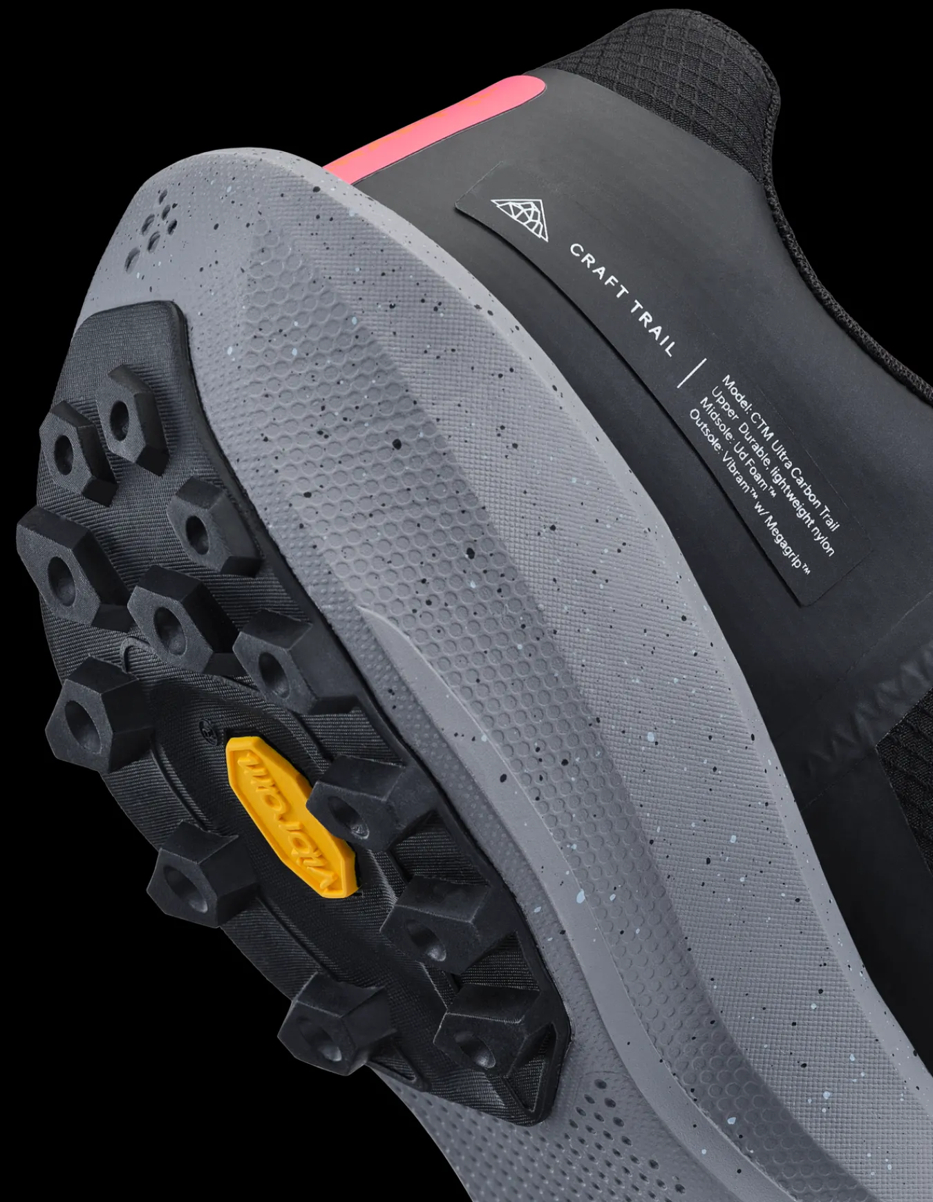 Terrengsko|Løping>Craft Sportswear Ultra Trail 2 W Black-Mind