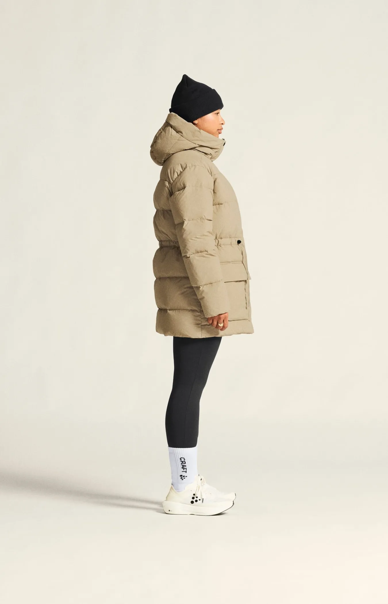 Jakker & Vester>Craft Sportswear Urban Down Puffer Jacket W Taupe