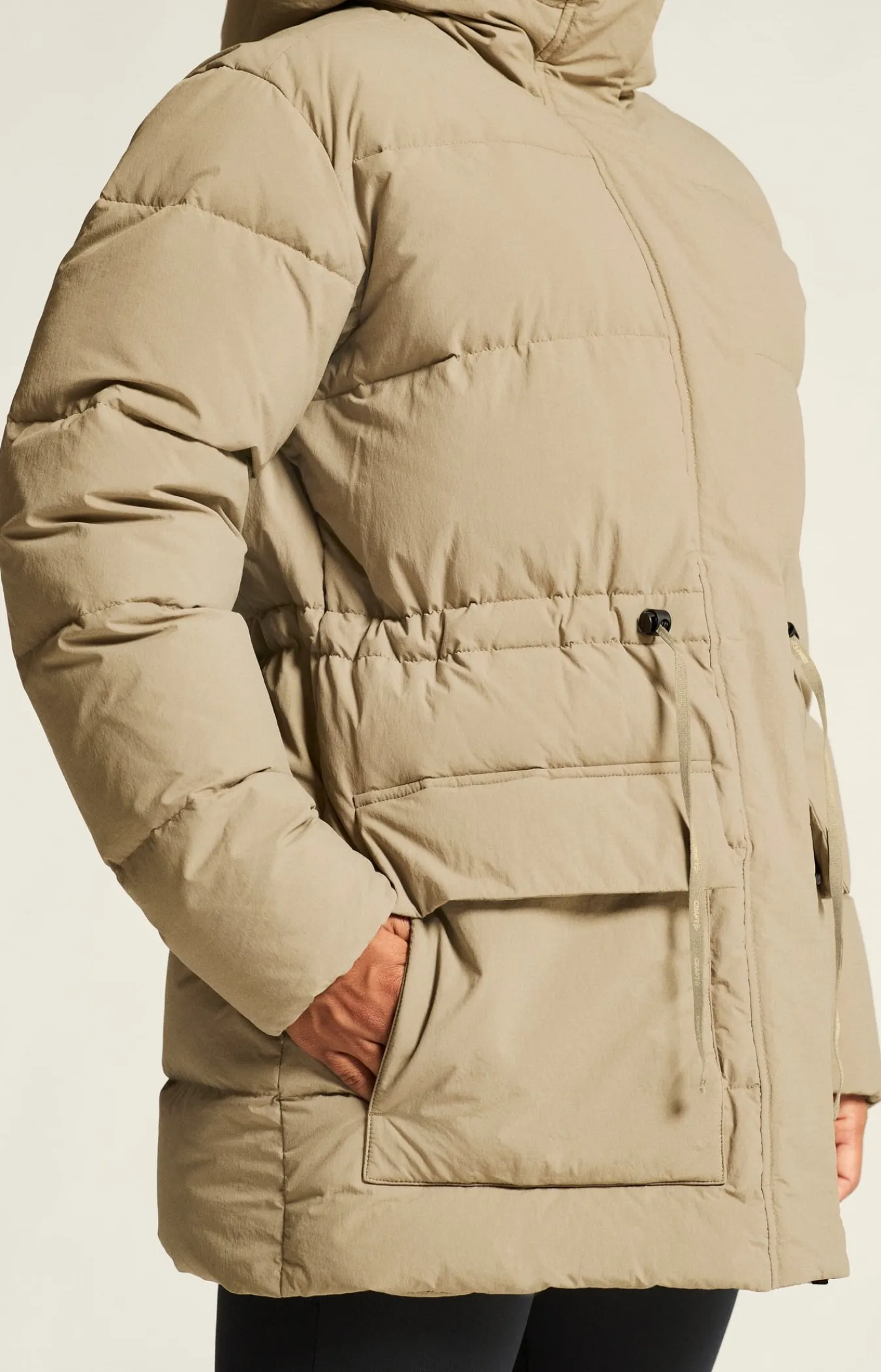 Jakker & Vester>Craft Sportswear Urban Down Puffer Jacket W Taupe
