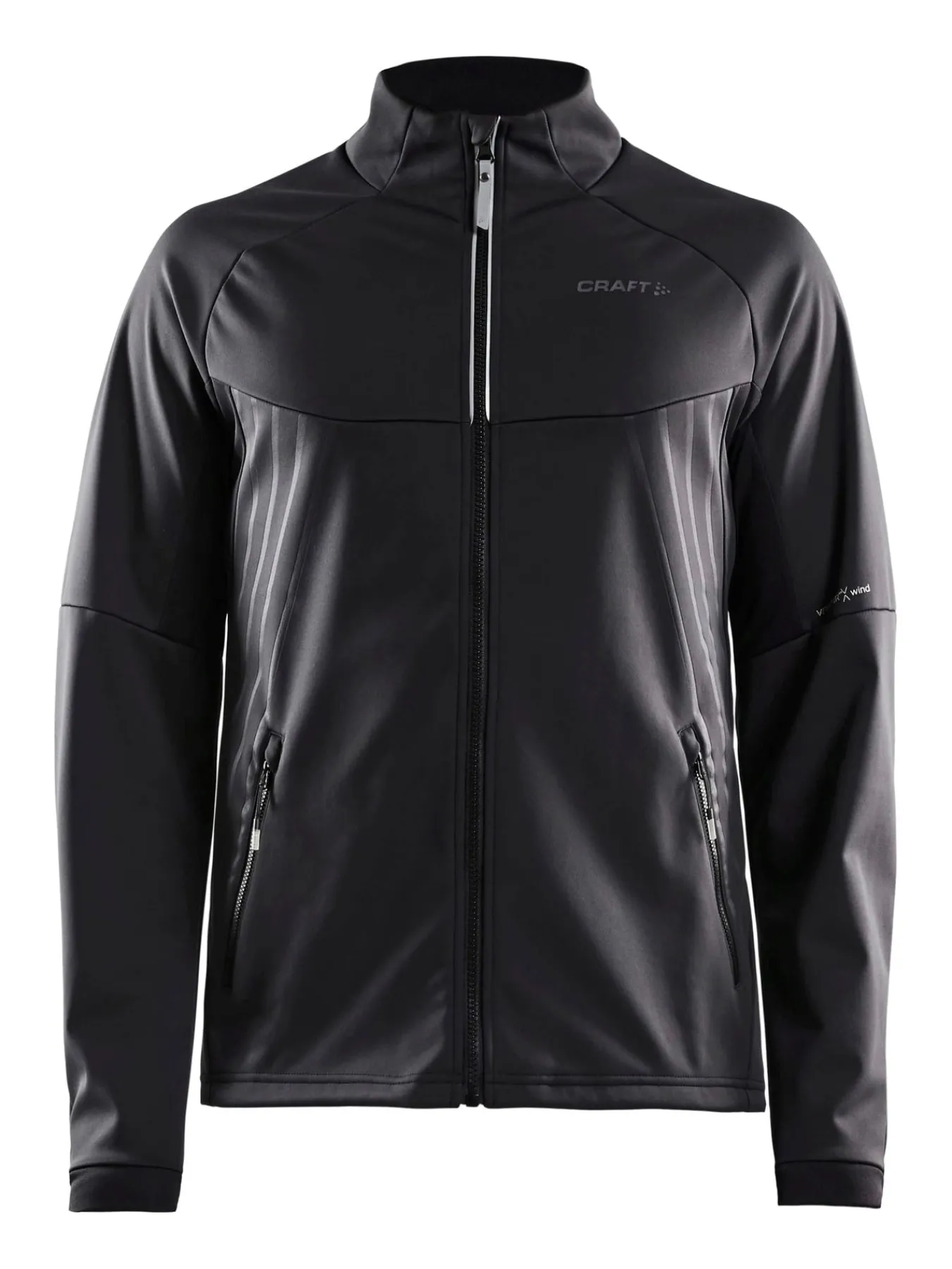 Jakker & Vester>Craft Sportswear Warm Train Jacket M Black-Transparent Grey