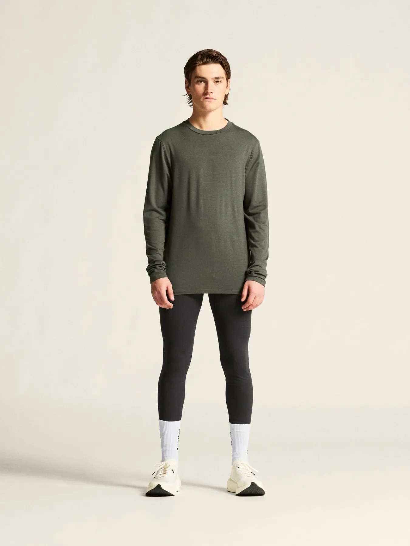 T-Skjorter & Singleter|Løping>Craft Sportswear Wool Jersey LS CN M Chimera