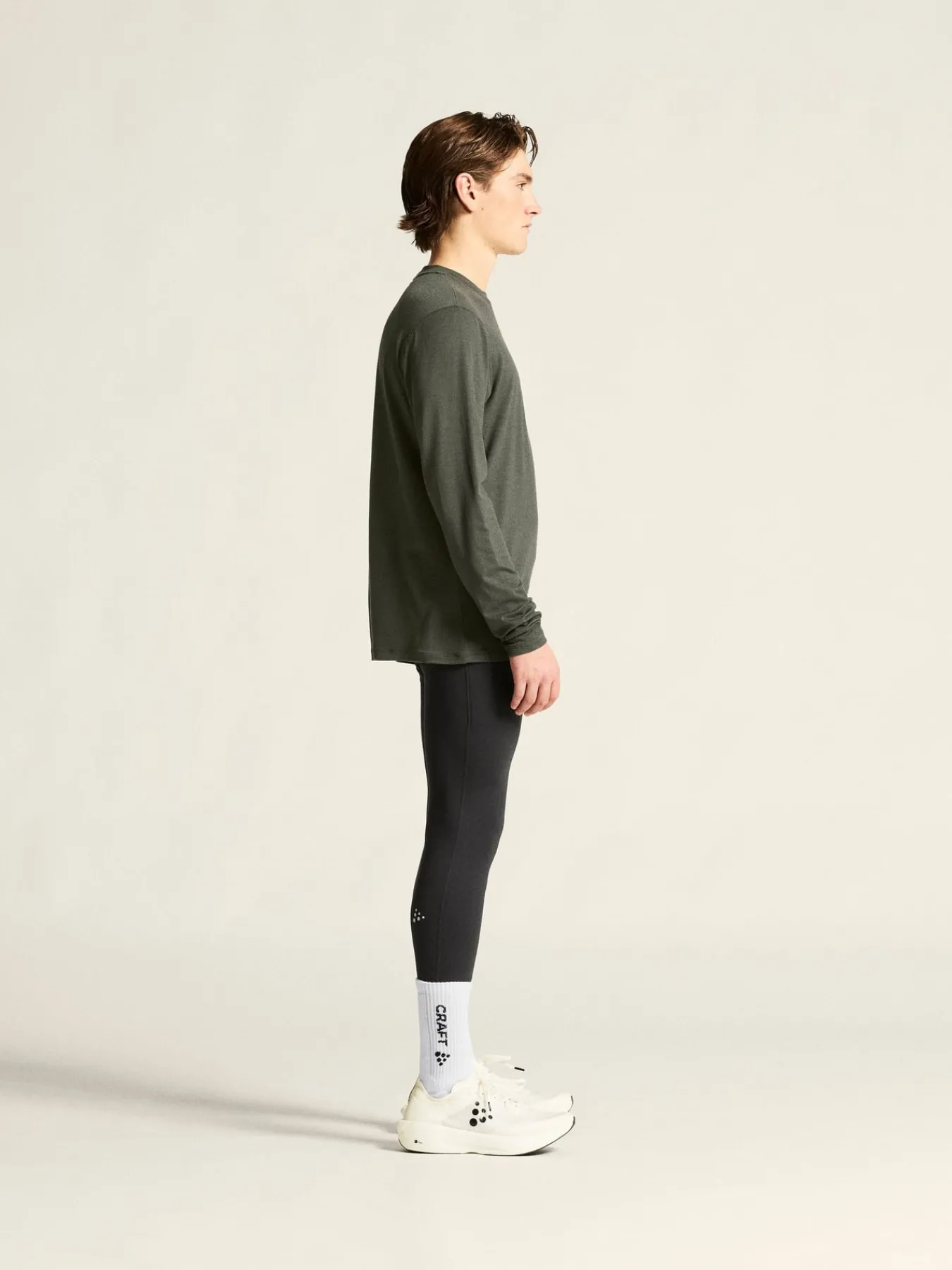 T-Skjorter & Singleter|Løping>Craft Sportswear Wool Jersey LS CN M Chimera