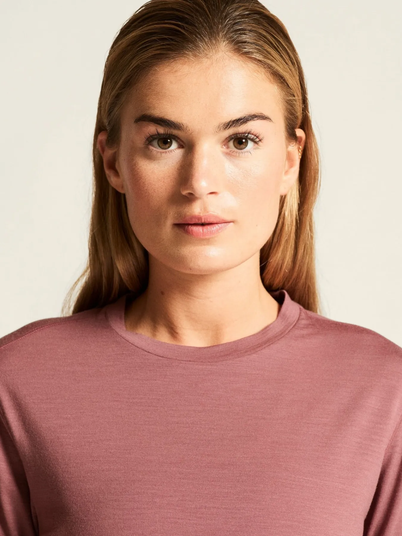 Gensere|Løping>Craft Sportswear Wool Jersey LS CN W Rose Brown