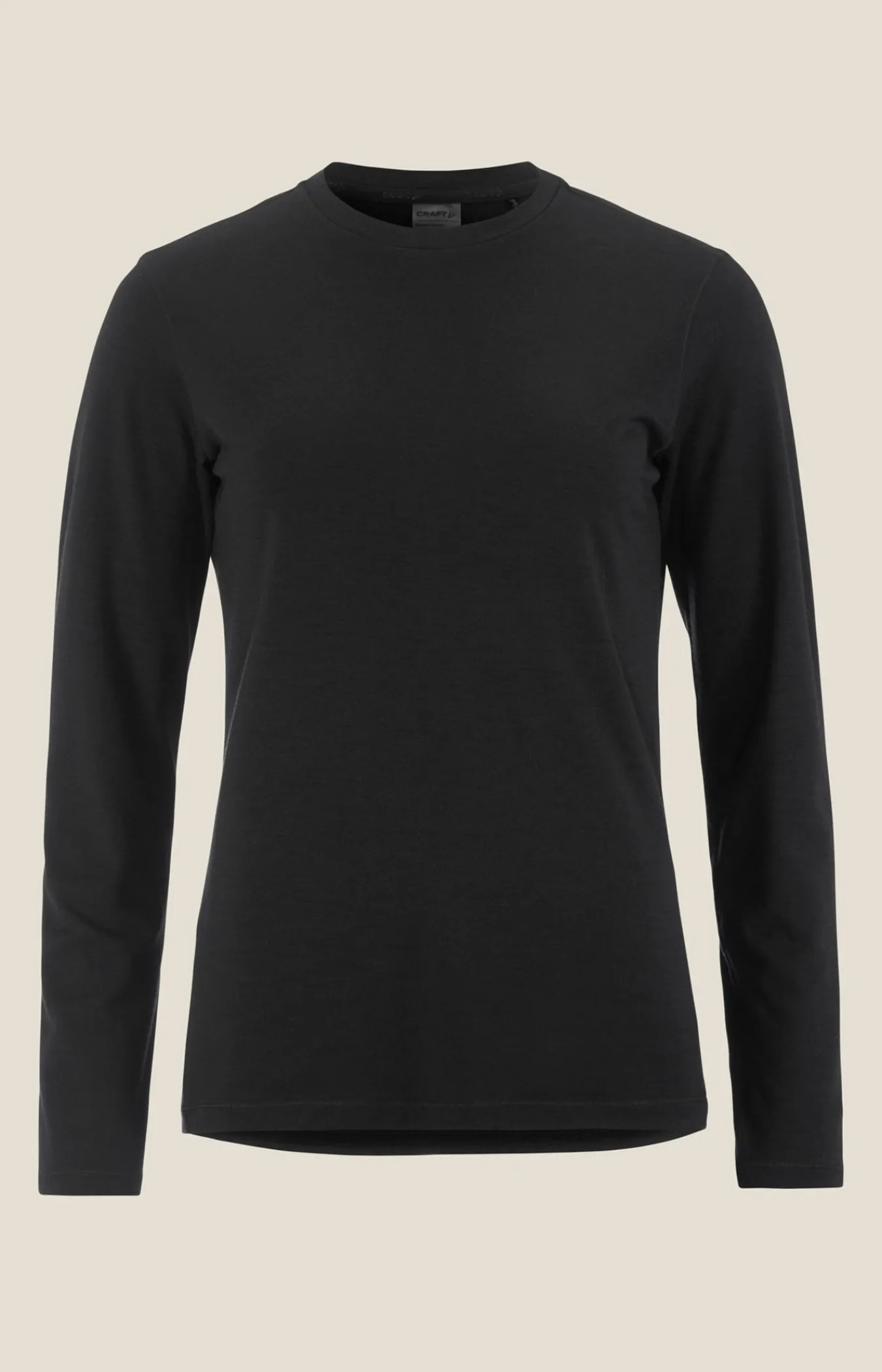 Gensere|Løping>Craft Sportswear Wool Jersey LS CN W Black