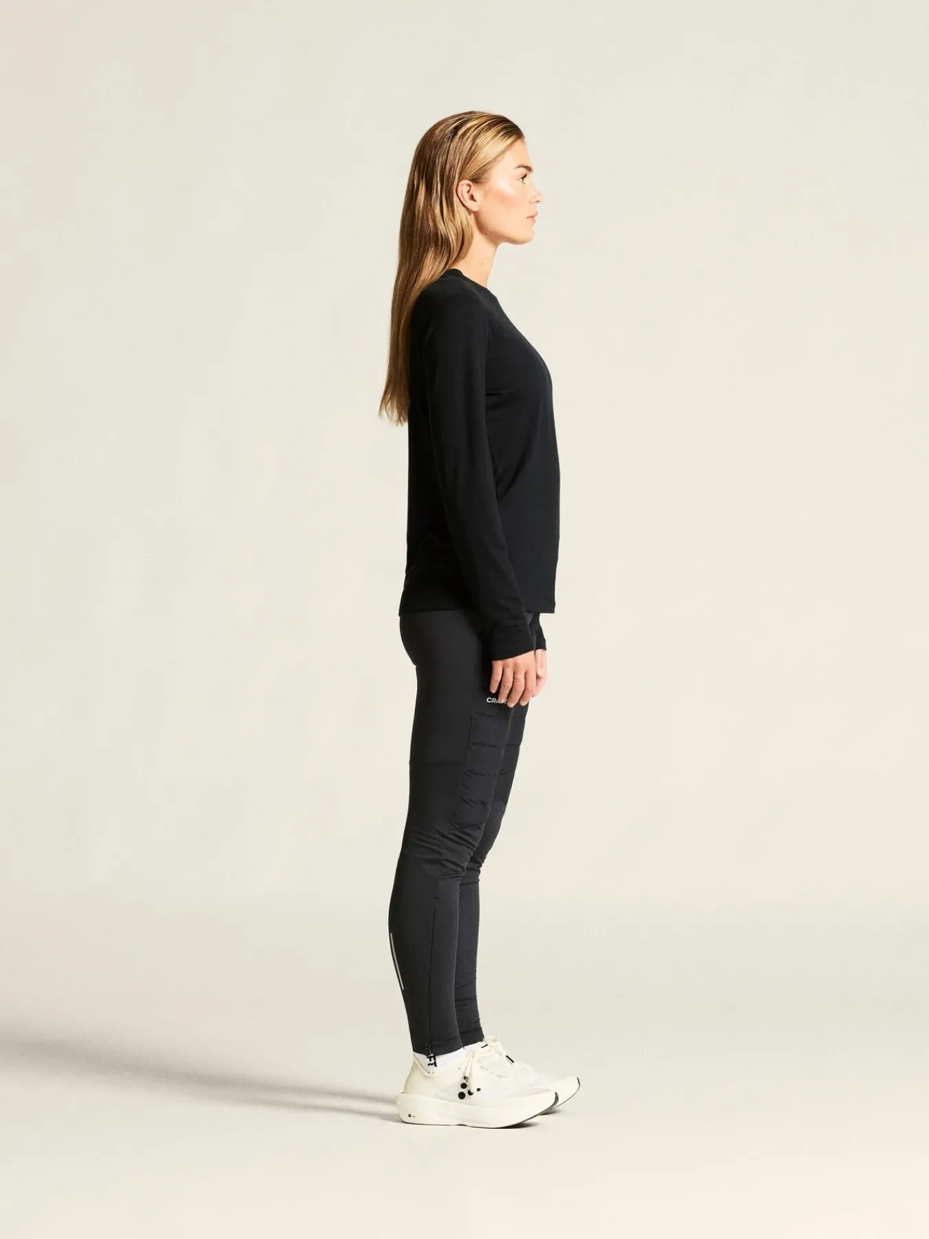 Gensere|Løping>Craft Sportswear Wool Jersey LS CN W Black