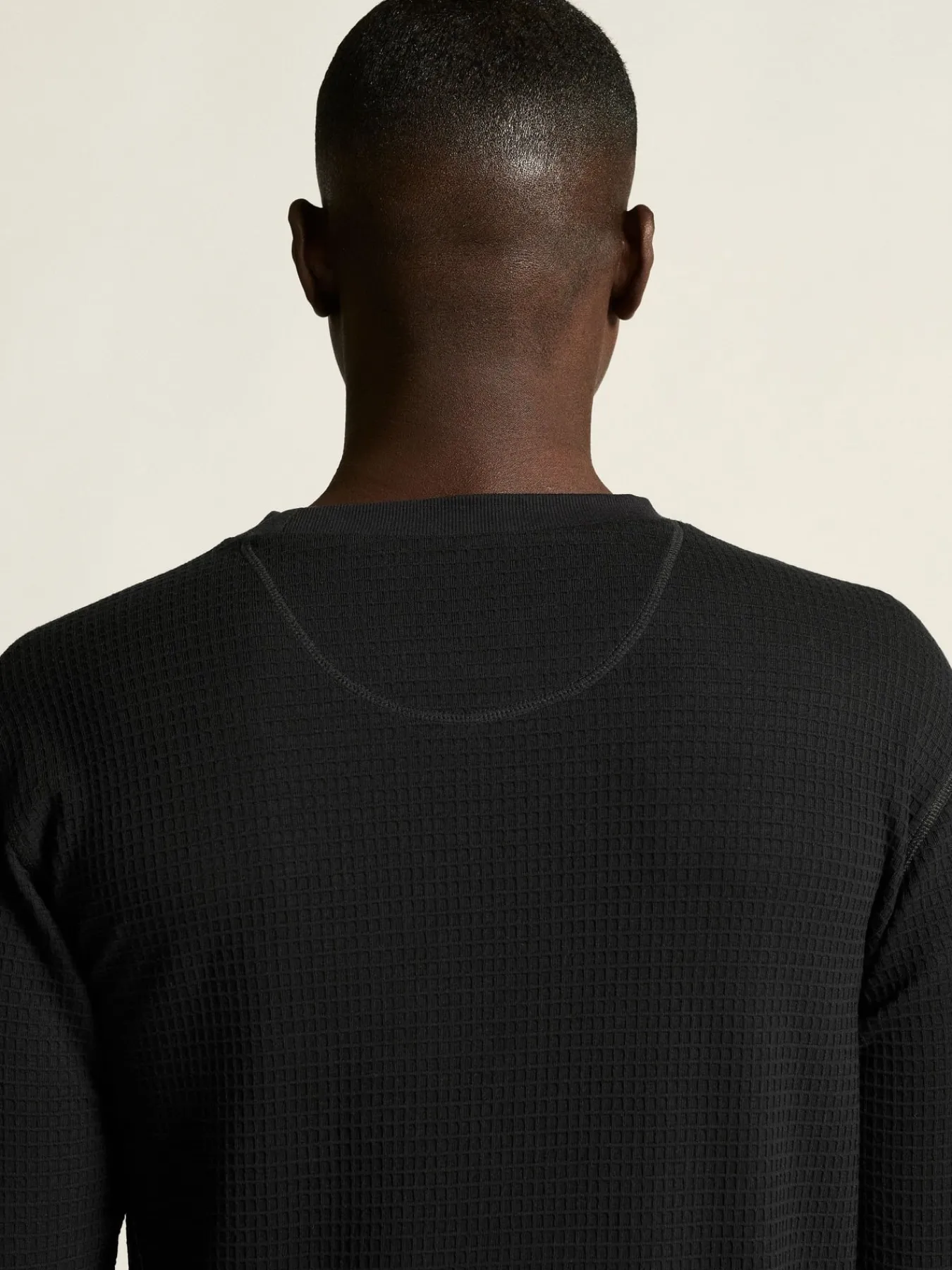 T-Skjorter & Singleter|Løping>Craft Sportswear Wool Waffle RN M Black