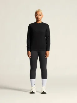 Gensere|Løping>Craft Sportswear Wool Waffle RN W Black